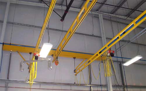 Ceiling Mounted Monorail Cranes