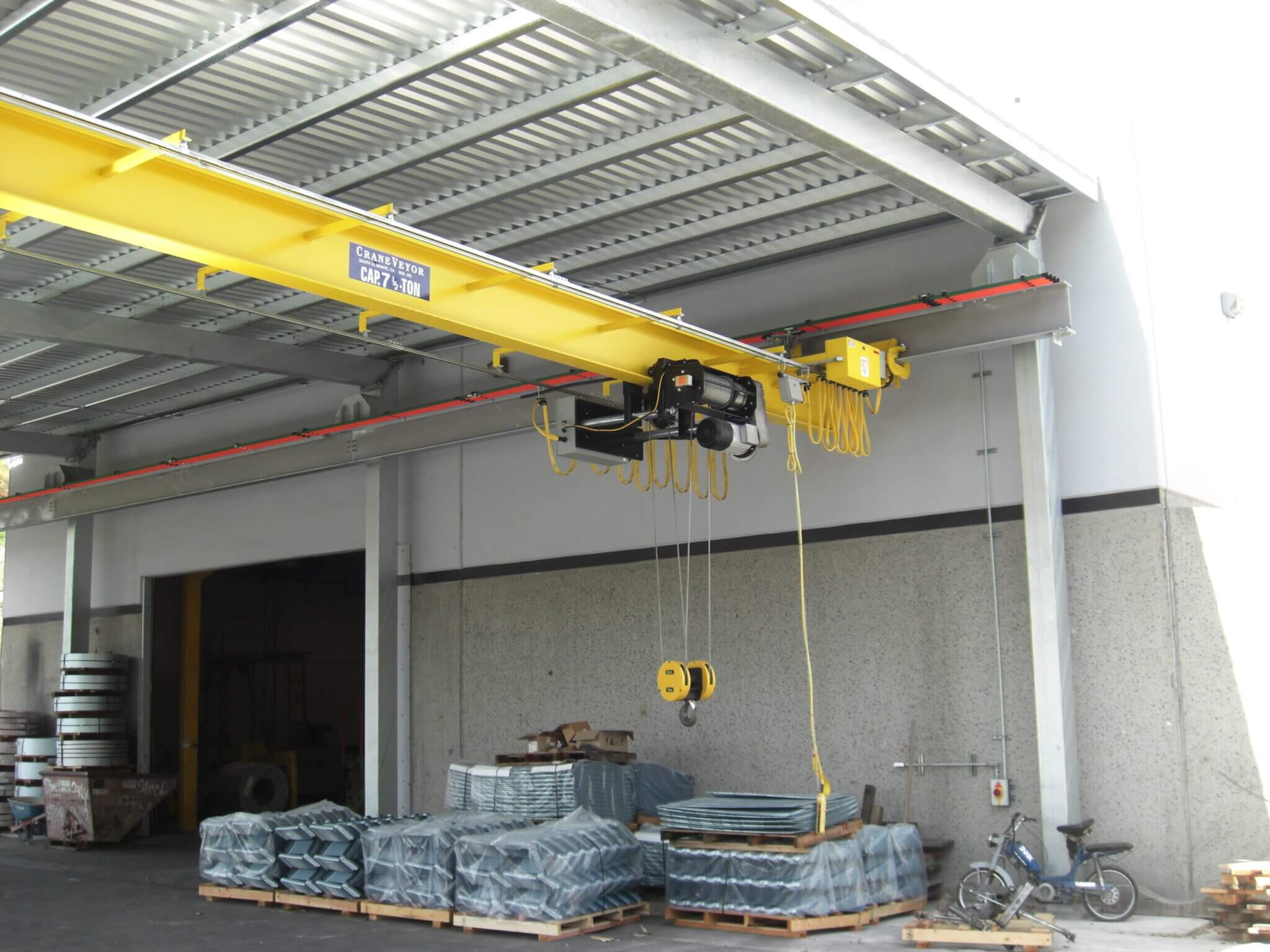 under running cranes