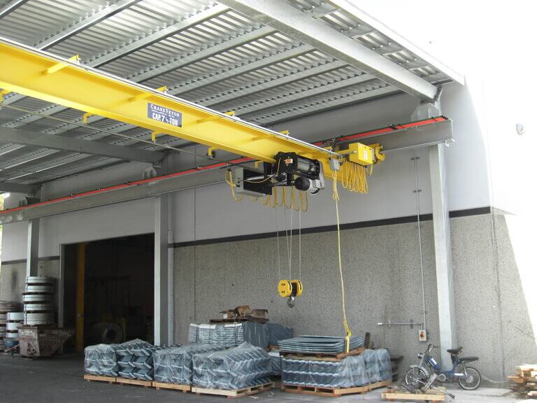 under running cranes